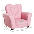 Toddler Sofa, Princess Couch Furniture With Diamond Decoration For Preschool Child, Pink