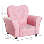 Toddler Sofa, Princess Couch Furniture With Diamond Decoration For Preschool Child, Pink
