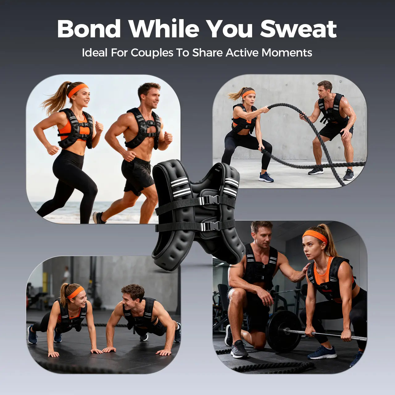 Weighted Vest for Men Women 6Lbs/8Lbs/12Lbs/16Lbs/20Lbs/25Lbs/30Lbs Weights Strength Training Running Rucking Design with Detachable Phone Pouch Reflective Stripes Adjustable Straps Enhances Home Workouts Motivational Walking Adjustable