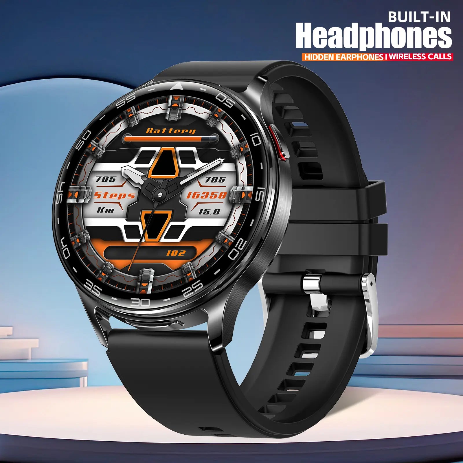 Multifunctional Smart Watches for Women Men with Earbuds & Shell Strap, Wirelss Calls(Answer&Make), 1.39'' HD Screen Smartwatch with IP67 Waterproof Muisc Player Magenatic Charging for Ios Android Smartphones for Holiday Gifts