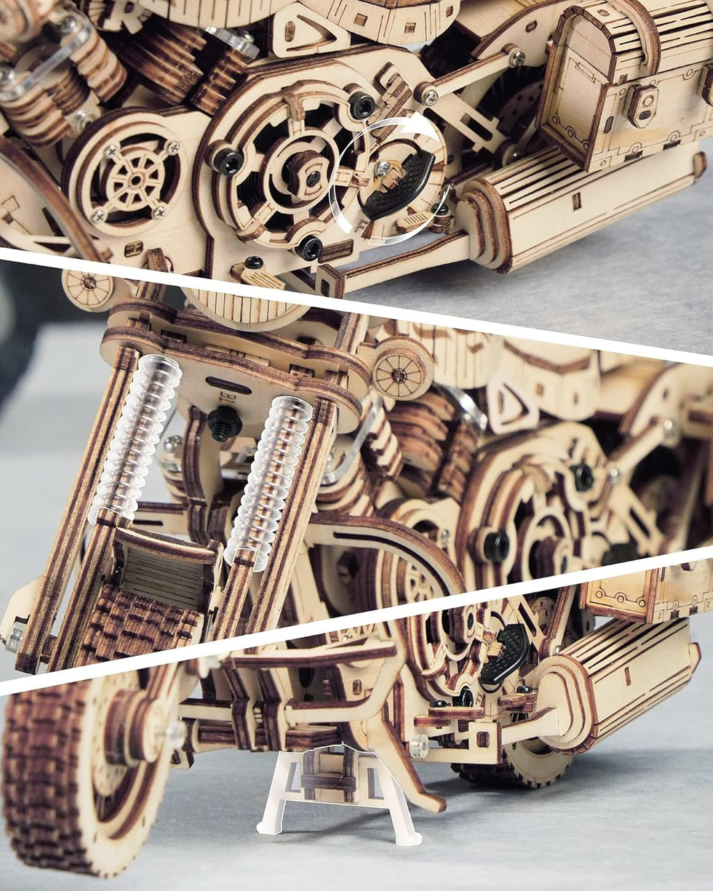 420 Piece Building Block Kit For DIY Wooden Models For Children