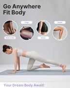 YOTTOY Ankle Resistance Bands with Cuffs Adjustable Straps for Leg & Glute Workout Butt Exercise Bands for Cable Machines Women Perfect for Hip Fitness & Booty Training