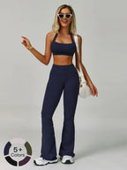 Cloud Sensory Backless Yoga Set, Halter Neck Tight Fit Quick-Dry Fitness Clothes, High-Strength Sports Wear for Women, Gym Exercise Activewear, Yoga Gym Outfits, Yoga Workout Activewear