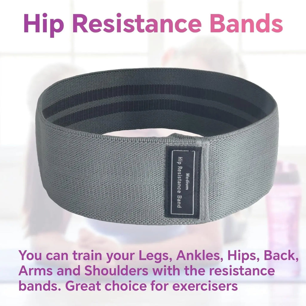 3 Pcs Resistance Bands with Storage Bag Workout Bands Guide Elastic Booty Bands for Fabric Legs Exercise Bands for Hip Thigh Glute