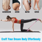 Ankle Resistance Bands W/ Padded Cuffs – Adjustable Glute & Leg Bands for Booty Kickbacks, Home/Gym/Outdoor Calisthenics + Women’S Gift Gluteal Thigh Hip Training