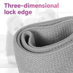 3 Pcs Resistance Bands with Storage Bag Workout Bands Guide Elastic Booty Bands for Fabric Legs Exercise Bands for Hip Thigh Glute