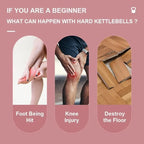 Soft Kettlebell with Handle,Soft Sided Kettlebell,Fitness Soft Kettlebells,Anti-Slip Grip, Wide-Grip Handle,Neoprene Material,Home Workout Kettlebell Weights for Strength Training,Kettlebells Set Strength and Safety Guaranteed, Beginner Gear