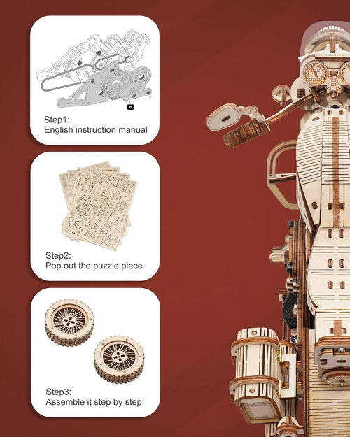 420 Piece Building Block Kit For DIY Wooden Models For Children